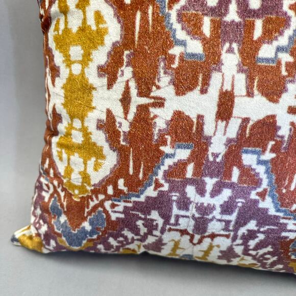 MacKenzie Child's Caravan Ikat Throw Pillow 16x16- set of 2 Indie Boho - Picture 2 of 16
